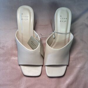 A New Day Women's Cream Mules